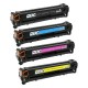 Pack de 4 Toner Compatible HP 131A 4 colores CF210X, CF211A,CF212A y CF213A