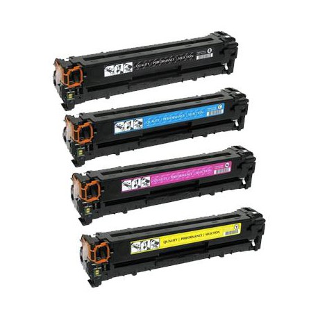 Pack de 4 Toner Compatible CANON 731 4 colores 6273B002, 6271B002, 6269B002 y6270B002