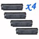 Pack de 4 Toner Compatible HP 85A negro CE285A